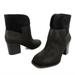 Nine West Shoes | Nine West Dale Black Nubuck Ankle Booties 8 | Color: Black | Size: 8