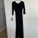 Anthropologie Dresses | Anthropologie / Bailey 44 Black Jersey Faux Wrap Maxi Dress | Color: Black | Size: S