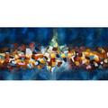 Gallery Mavruk Jewels 20"X40" Hand Embellished & Signed Giclee On Canvas By Hulis Mavruk Metal | 20 H x 40 W in | Wayfair Jewels 20x40