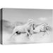IDEA4WALL Canvas Print Wall Art Vintage White Horses Galloping Animals Wildlife Photography Modern Art Southwest Scenic Relax/Calm Warm For Living Roo Canvas | Wayfair