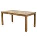 Foundry Select Audre Wooden Dining Table Wood in Brown/White | 30 H x 87 W x 39.38 D in | Outdoor Dining | Wayfair 9477D85367E94AD599AB127E3FA65B54