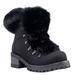 Lugz Adore Fur - Womens 9 Black Boot Medium