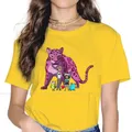 T-shirt col rond en pur coton pour femmes 5XL Original Cool Kipo et the Age of wonderbeast