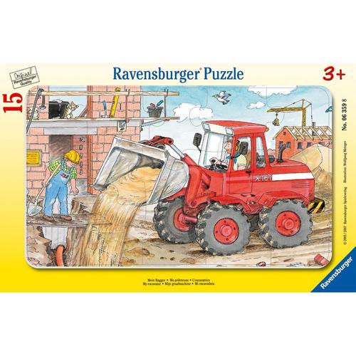 "Ravensburger Puzzle ""Mein Bagger"", 15 Teile"