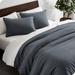 Bare Home Linen Duvet Cover and Sham Set