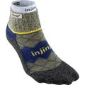 Injinji Damen Liner + Runner Mini-Crew Socken (Größe 40.5 , oliv)