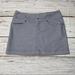 Athleta Skirts | Athleta Ridge Corduroy Mini Skirt In Light Gray Sz 8p | Color: Gray | Size: 8p