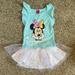 Disney Matching Sets | Disney Minnie Mouse Shirt Tutu Toddler Set Outfit Size 4 | Color: Blue/Pink | Size: 4g