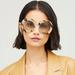 Gucci Accessories | New Gucci Gg0894s 003 Oversized Women’s Sunglasses Gucci Limited Edition | Color: Cream/Gold | Size: Os