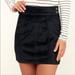 Free People Skirts | Free People Black Velvet Skirt | Color: Black | Size: 6