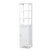 Beltran Wood Bathroom Storage Cabinet Furniture by Baxton Studio in White