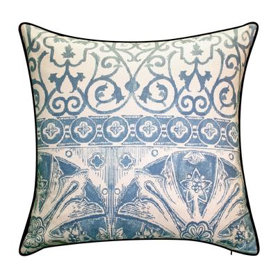 New York Botanical Garden® Menorca Pillow Dec Pillow by NYBG in Light Blue