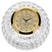 Gold UBalt Bees Crystal Golf Ball Clock