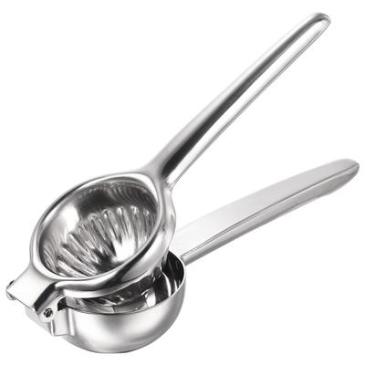 Manual Hand Juicer Stainless Steel Lemon Orange Citrus Squeezer Silver - 21.5cm/8.5 inch