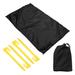 43" x 28" Beach Blanket Waterproof Picnic Mat with Carry Bag Black