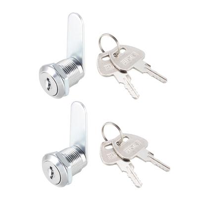 Cam Locks 20mm Cylinder Length Fits Max 1/2-inch Panel 2Pcs - 20mm Keyed Different