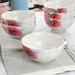 Martha Stewart 20 oz. Cereal Bowl in Pink/White | 3 H x 6 W x 6 D in | Wayfair 950117665M