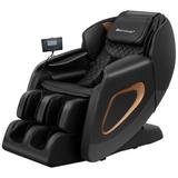 BestMassage Faux Leather Reclining Heated Massage Chair Faux Leather/Water Resistant in Black | 28.5 H x 41.3 W x 65.8 D in | Wayfair