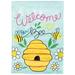 Rosalind Wheeler Bannack 2-sided Polyester 18" x 13" Garden flag in Blue/Yellow | 18 H x 13 W in | Wayfair B1FE9777A7864F959C8D5DB7113AB7F5