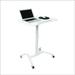 Inbox Zero Jennice Height Adjustable Standing Gaming Desk Wood/Metal in Black | 20 W x 20 D in | Wayfair 0BE0A52AA9214B9F86826DE02B3C470B