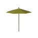 Arlmont & Co. 7.5 Ft. Woodgrain Market Patio Commerical Umbrella Fiberglass Ribs In Sunbrella Metal | 96 H x 90 W x 90 D in | Wayfair