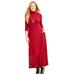 Plus Size Women's AnyWear Maxi Dress by Catherines in Classic Red (Size 1X)