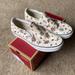 Vans Shoes | Ditsy Floral Classic Slip-On Vans. Womens 8, Original Box Is Included | Color: Green/Red | Size: 8