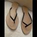 J. Crew Shoes | New J Crew Black Leather Thong Sandals Sz 9.5 | Color: Black | Size: 9.5