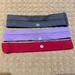 Lululemon Athletica Accessories | Lululemon Headband Bundle | Color: Gray/Purple | Size: Os