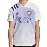 Adidas Shirts | Adidas Men's '2020 Orlando City Away Authentic' Soccer Jersey Eh8649 Size Xl | Color: Purple/White | Size: Xl