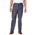 Men's Big & Tall Liberty Blues™ Lightweight Comfort Denim Carpenter Jeans by Liberty Blues in Rigid Wash (Size 52 38)