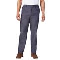 Men's Big & Tall Liberty Blues™ Lightweight Comfort Denim Carpenter Jeans by Liberty Blues in Rigid Wash (Size 50 38)