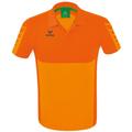 ERIMA Herren Six Wings Poloshirt, Größe L in new orange/orange
