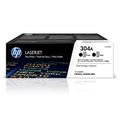 HP 304A Black Laserjet Toner Cartridge (Pack of 2) CC530AD