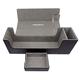 Docsmagic.de Premium Magnetic Tray Long Box Black Medium - Card Deck Storage