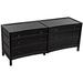 Noir Hampton 6 Drawer Dresser Wood in Black/Brown/Red | 31 H x 74 W x 22 D in | Wayfair GDRE241HB-2