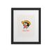 Trinx Suri Floral Cherry By Schatzi Brown Modern Framed Art Print Paper in Black/Yellow | 10 H x 8 W x 1.25 D in | Wayfair