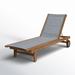 AllModern Georgina Long Wood/Solid Wood in Brown/White | 39 H x 25.75 W x 79 D in | Outdoor Furniture | Wayfair C1155D65AC564B58A6F35A1C288A72BB