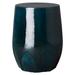 Red Barrel Studio® LARGE CAYLX STOOL, TROPICAL RED 17X22"H Ceramic in Blue/Black | 21 H x 16 W x 16 D in | Wayfair 938C91604D7B46BAA2B47C8107ED413B