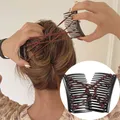 Pince à cheveux pour femmes peigne magique Vintage créatif corde élastique disque couvre-chef