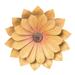 Transpac Metal 15" Yellow Spring Sunflower Wall Decor - N/A