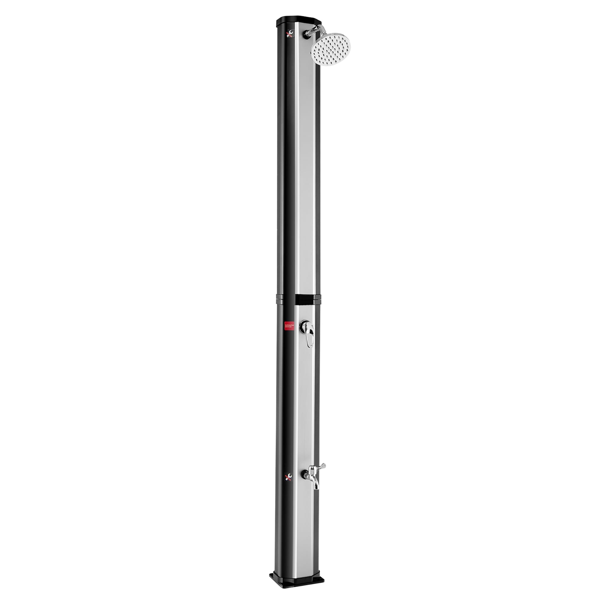 Costway 7.2 FT 9.3 Gallon Solar Heated Shower w/ Adjustable Head & - See Details