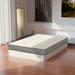 7-Inch Medium Firm High Density Poly Foam Mattress And 8" Unassembled Wood Boxspring/Foundation Set