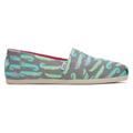 TOMS Women's Grey Alpargata Crocodiles Espadrille Slip-On Shoes, Size 9