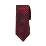 Men's Big & Tall KS Signature Extra Long Classic Paisley Tie by KS Signature in Burgundy Floral Necktie