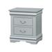 Nightstand Bedroom by Acme in Platinum