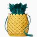 Kate Spade Bags | Kate Spade New York Pineapple Crossbody Bucket Bag Amazing Colada Novelty | Color: Green/Yellow | Size: 6.75"H X 5.75"W X 4.33"D