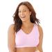 Plus Size Women's Wireless Seamless Bra by Secret Solutions in Pink (Size 2X)