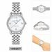 Coach Accessories | Coach Women Silver Tone Delancey Mother Of Pearl Crystal Watch 28mm 14502477 Nwt | Color: Silver | Size: Os