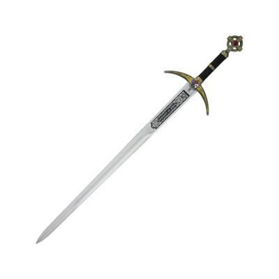 Gladius Robin Hood Sword Gold Hilt 34.5" satin finish carbon steel blade Black synthetic handle 224